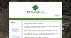 Desktop Screenshot of ipsc.org.au
